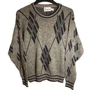 Vintage London Fog Men's Grandpa Sweater Large USA